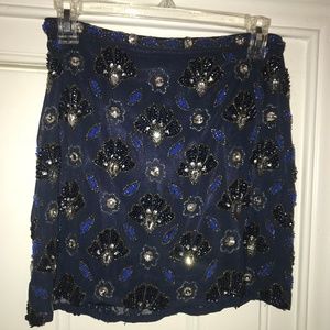 Yumi Kim | Ana Skirt | Blue Flower